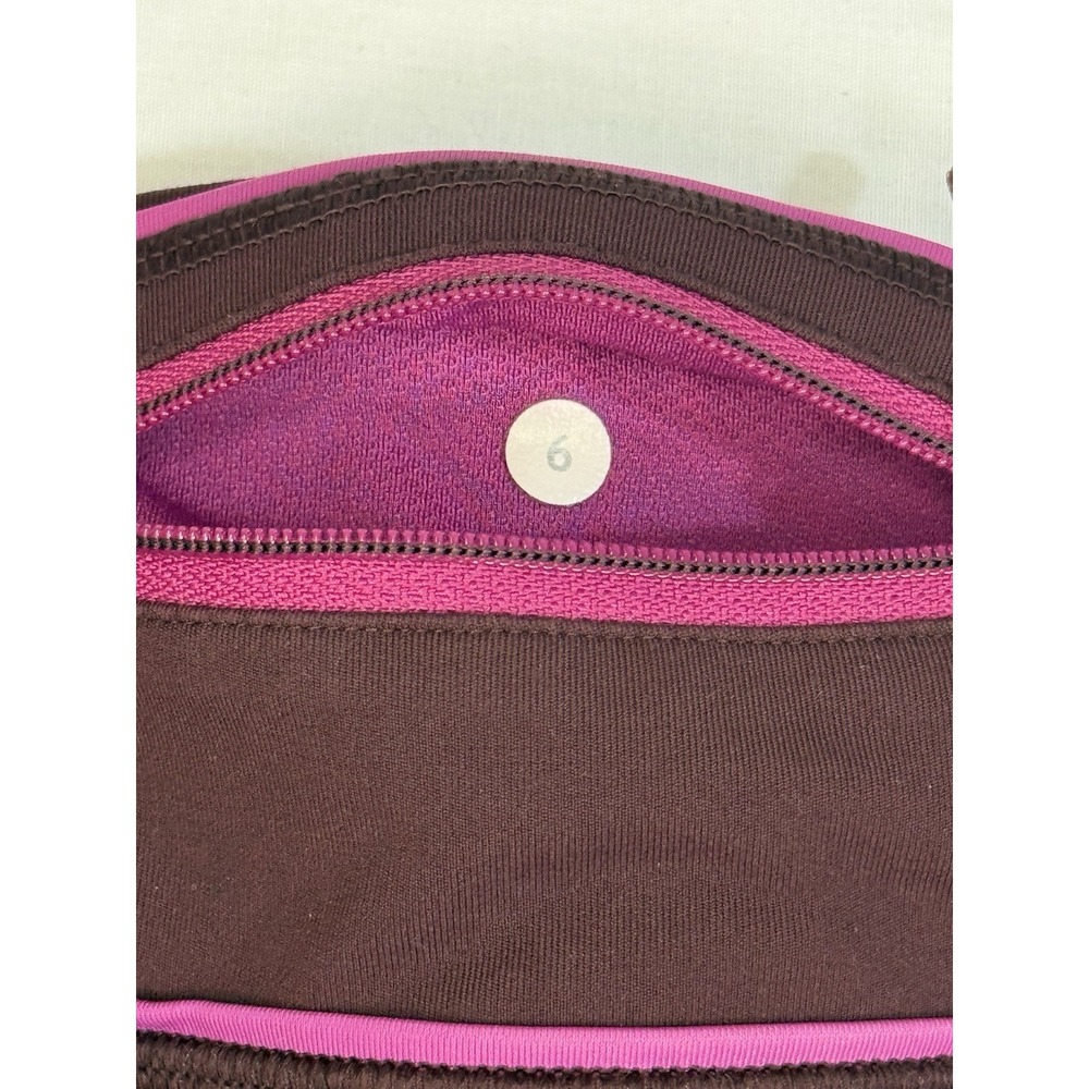 Lululemon Leggings Size 6 Pace Queen Luxtreme Bordeaux Drama - Picture 3 of 7